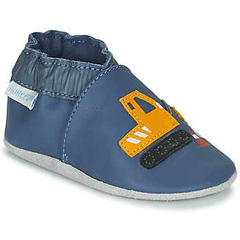 Chaussures Garçon Chaussons bébés Robeez YARD ROAD Bleu / Jaune