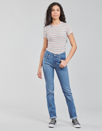 Vêtements Femme Jeans droit Levi's 724 HIGH RISE STRAIGHT Bleu