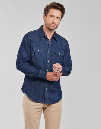 Vêtements Homme Chemises manches longues Levi's BARSTOW WESTERN STANDARD Marine