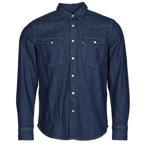 Vêtements Homme Chemises manches longues Levi's BARSTOW WESTERN STANDARD Marine