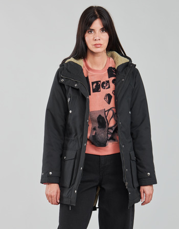 Vêtements Femme Parkas Volcom WALK ON BY 5K PARKA Noir