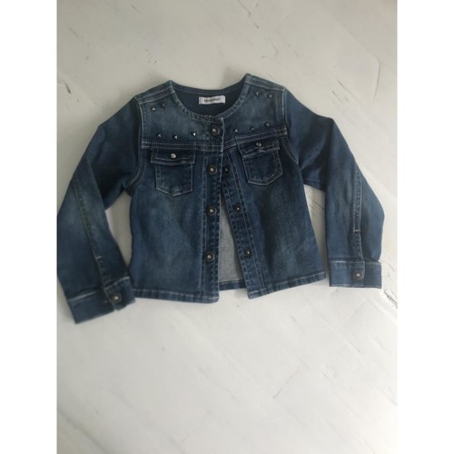 Vêtements Fille Vestes en jean 3 Pommes Veste en jeans 3 pommes Bleu