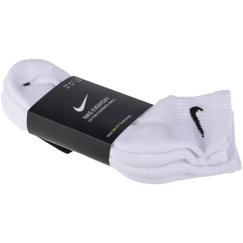 Sous-vêtements Chaussettes de sport Nike Everyday Cush Ankle 3-Pack Socks Blanc