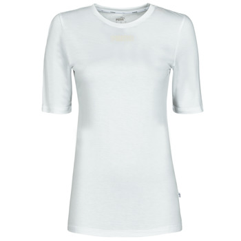 Vêtements Femme T-shirts manches courtes Puma MBASIC TEE Blanc