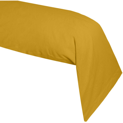 Maison & Déco Taies d'oreillers / traversins Stof Une Taie de traversin Couleur Moutarde - 45 x 185 cm Jaune