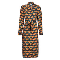 Vêtements Femme Robes longues Betty London PANPI Marine / Orange 