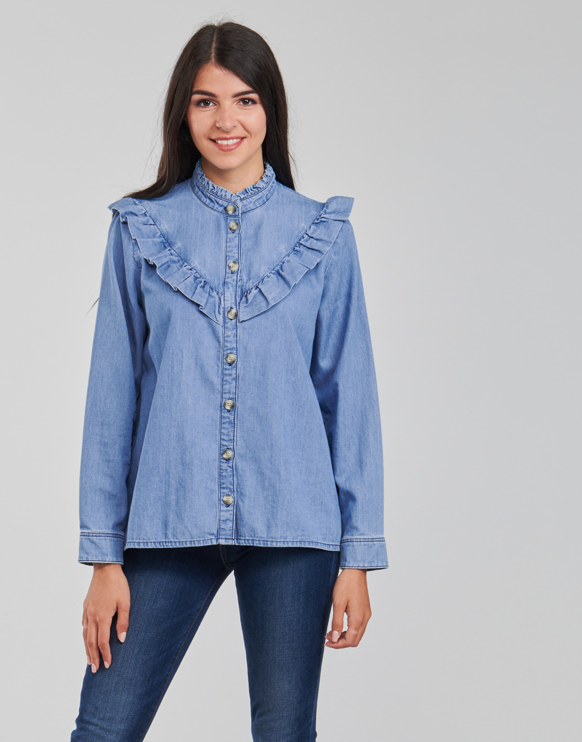 Vêtements Femme Tops / Blouses Betty London PARFUM Bleu clair