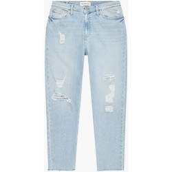 Vêtements Femme Maillots / Shorts de bain Calvin Klein Jeans Jean mom  femme Ref 53550 1AA Bleu