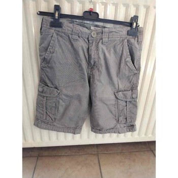 Vêtements Garçon Shorts / Bermudas Teddy Smith Bermuda gris/kaki rayé noir Autres