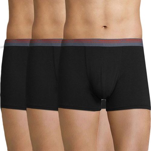 Sous-vêtements Homme Boxers DIM Lot de 3 Boxers Homme Coton DAILY COLORS Noir Noir