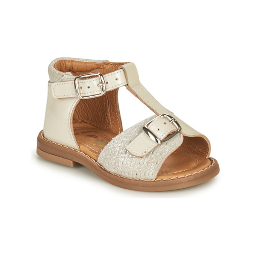 Chaussures Fille Sandales et Nu-pieds Little Mary SAVOURE Blanc