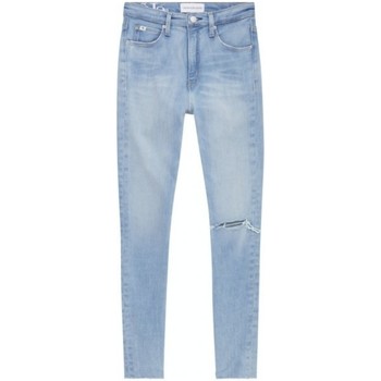 Vêtements Femme Maillots / Shorts de bain Calvin Klein Jeans Jean skinny  femme Ref 53548 1AA Bleu