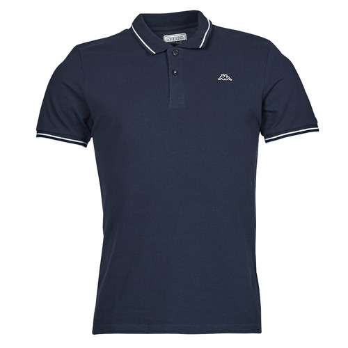 Vêtements Homme Polos manches courtes Kappa EZIO Bleu / Blanc