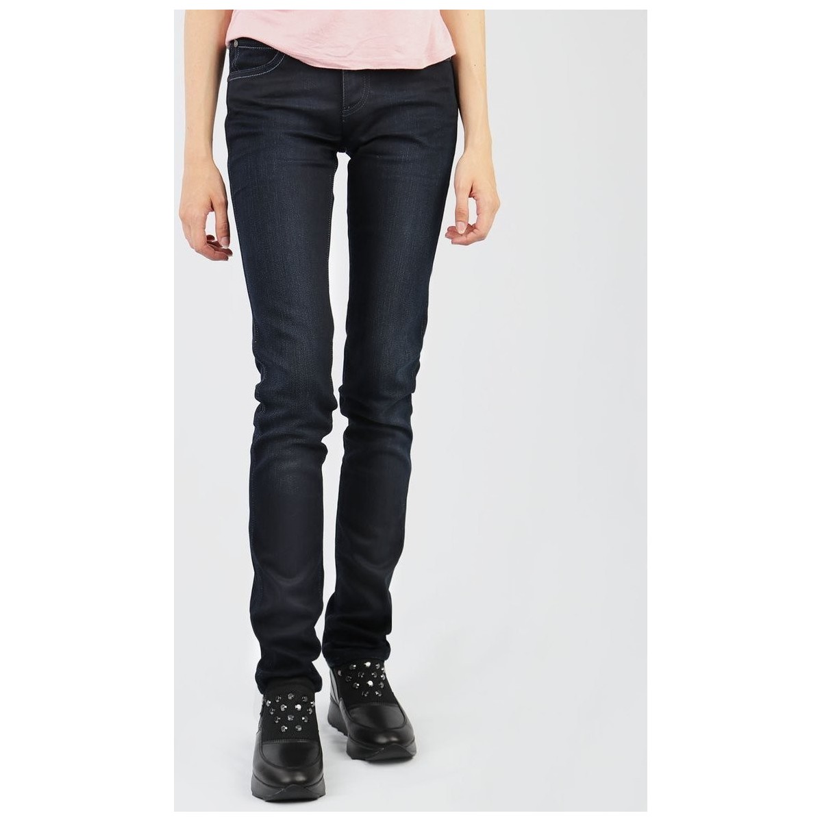 Vêtements Femme Jeans skinny Wrangler Molly W251QC12T Bleu