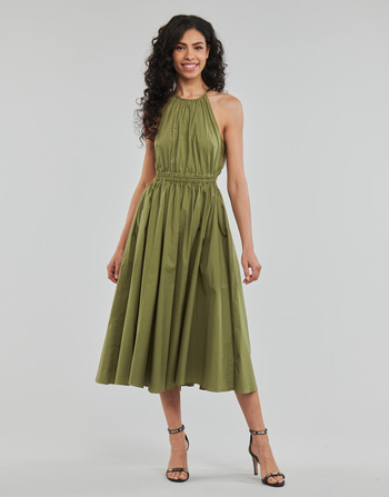 MICHAEL Michael Kors HALTER CTN MIDI DRESS