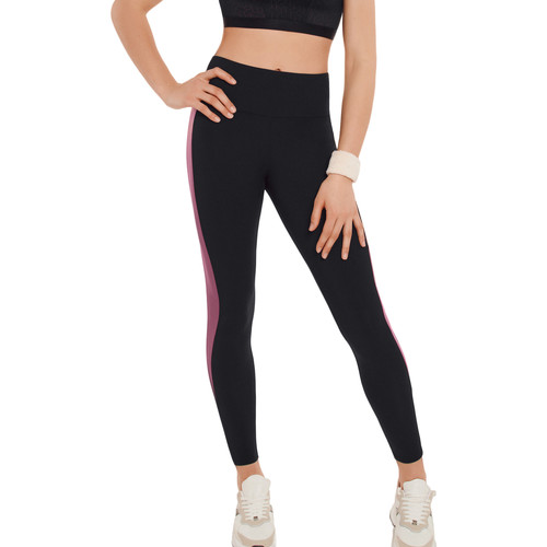 Vêtements Femme Pantalons Lisca Leggings de sport Playful  Cheek Noir