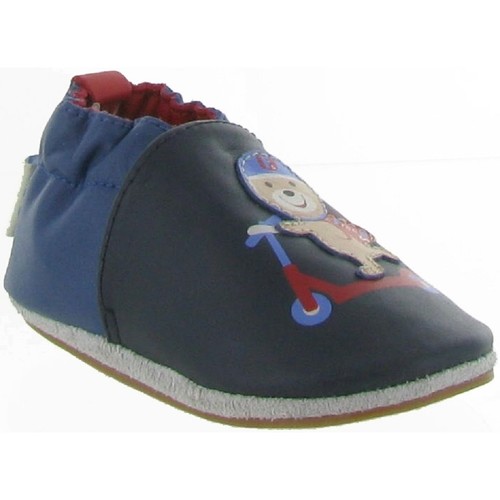 Chaussures Garçon Chaussons bébés Robeez FREESTYLE BEAR Bleu