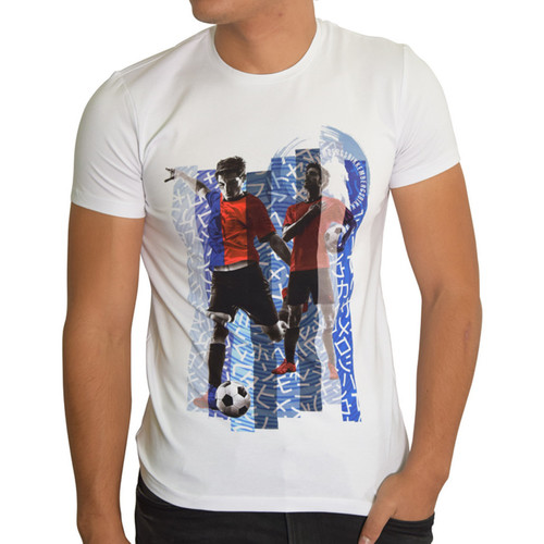 Vêtements Homme T-shirts & Polos Bikkembergs T-shirt  Blanc Blanc