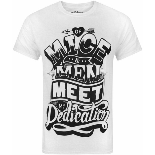 Vêtements Homme T-shirts manches longues Of Mice And Men Dedication Noir