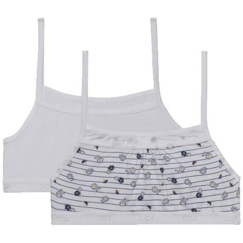 Sous-vêtements Fille Brassières DIM 2 Brassières Fille DAISY Fleurs Blanc