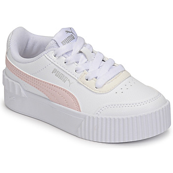 Chaussures Fille Baskets basses Puma Carina Lift PS Blanc / Rose