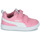 Chaussures Fille Baskets basses Puma Courtflex v2 V Inf Rose / Blanc