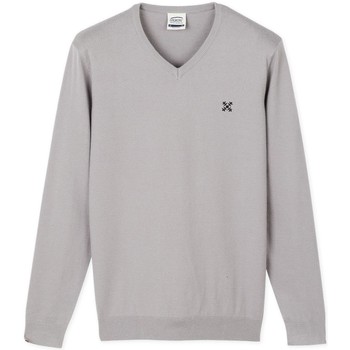 Vêtements Homme Pulls Oxbow Pull léger col V PREVIO Gris