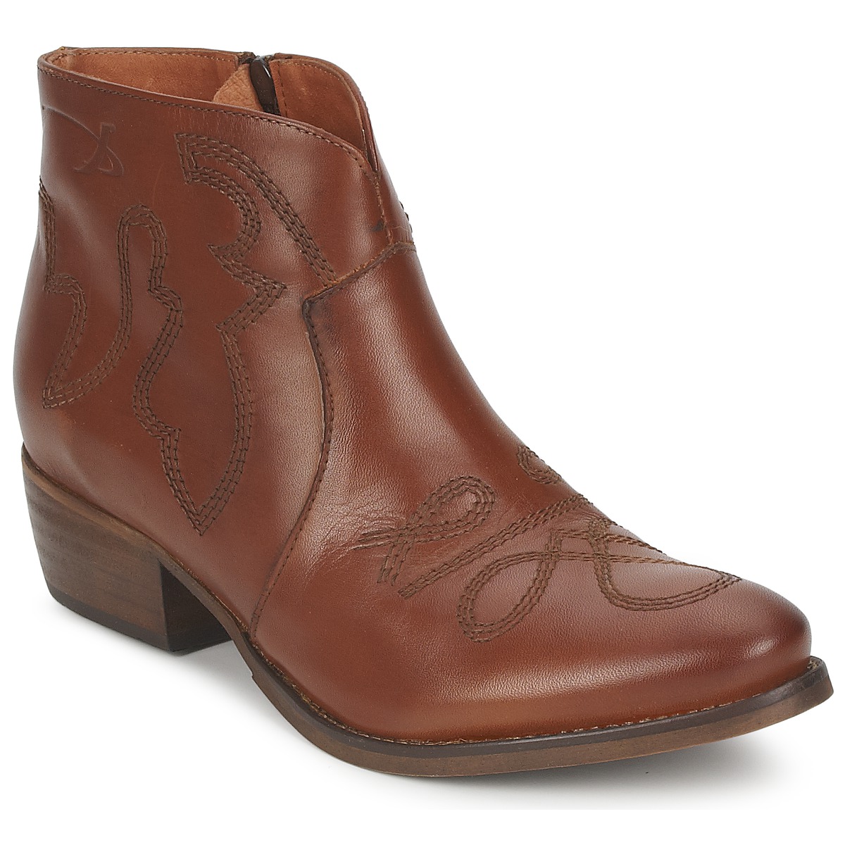 Chaussures Femme Boots Pastelle JANE Camel