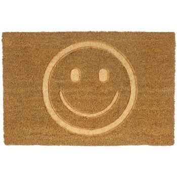 Maison & Déco Tapis Unimasa Paillasson Smile 60 cm Beige