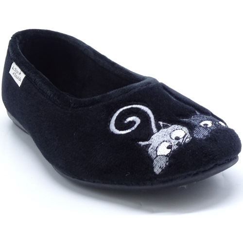 Chaussures Femme Ballerines / babies Maison De Lespadrille 6046 Noir