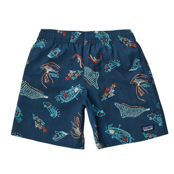 Vêtements Garçon Shorts / Bermudas Patagonia BOYS BAGGIES SHORTS Marine