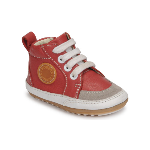 Chaussures Enfant Baskets montantes Robeez MIGO Rouge