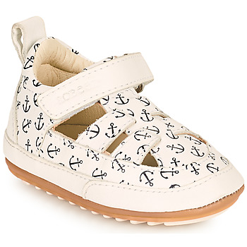 Chaussures Enfant Chaussons Robeez MINIZ Blanc