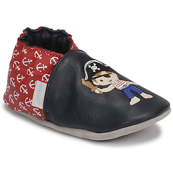 Chaussures Garçon Chaussons Robeez CARIBBEAN BOY Marine / Rouge