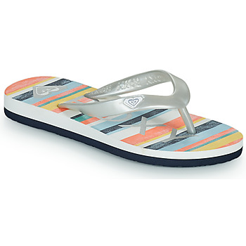 Chaussures Fille Tongs Roxy RG TAHITI VII Blanc / Multicolore