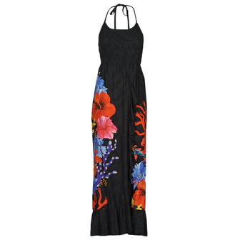 Vêtements Femme Robes longues Desigual VEST_POMELO Noir / Multicolore