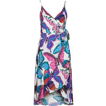 Vêtements Femme Robes courtes Desigual VEST_ALANA Blanc / Multicolore