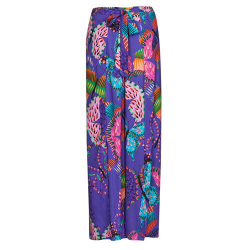 Vêtements Femme Pantalons fluides / Sarouels Desigual PANT_LESLIE Bleu / Multicolore