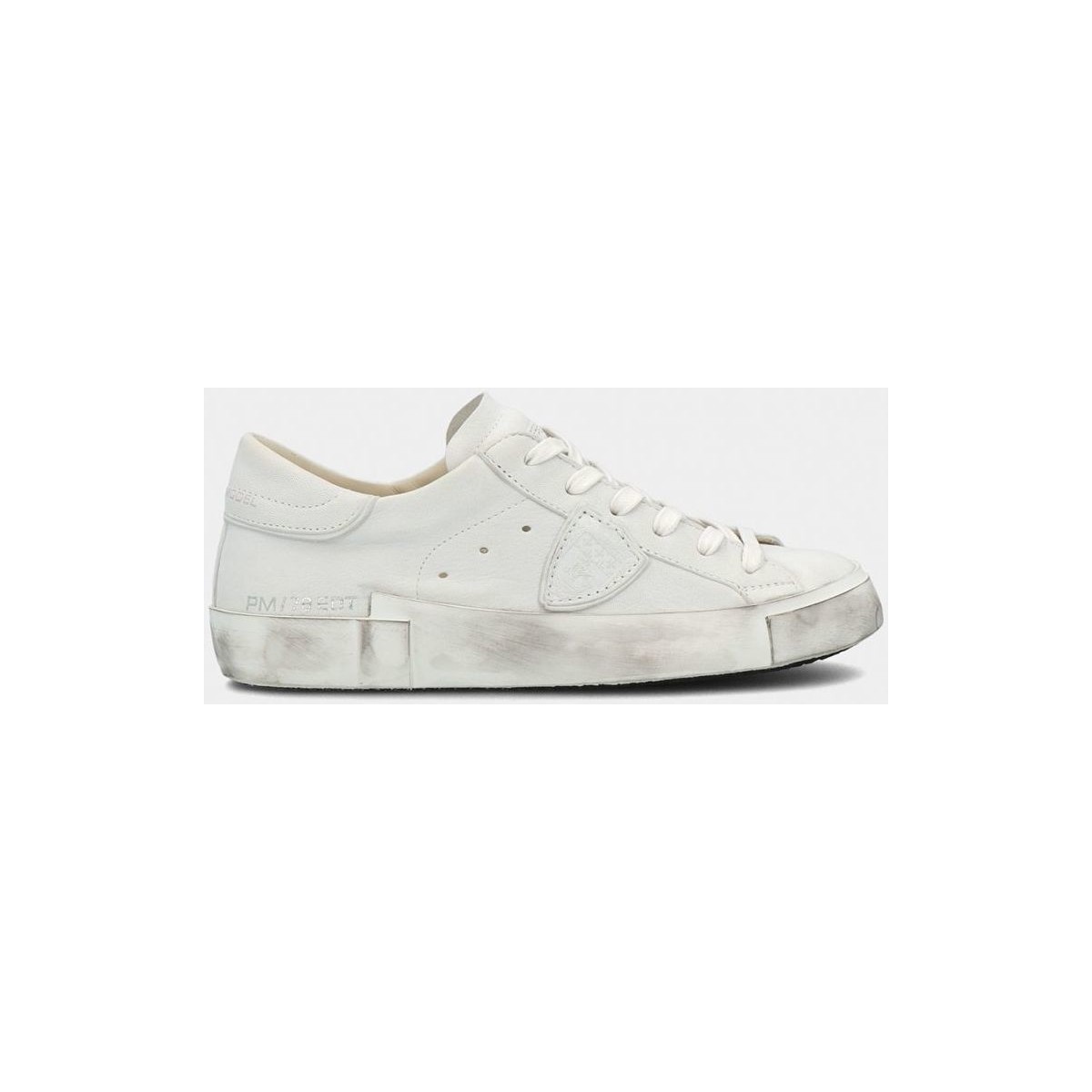 Chaussures Homme Baskets mode Philippe Model PRLU 1012 PARIX X-BASIC BLANC Blanc