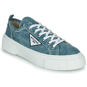 Chaussures Femme Baskets basses Regard NICE V2 TOILE JEAN Bleu