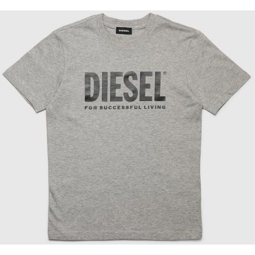 Vêtements Enfant T-shirts & Polos Diesel 00J4P6 00YI9 TJUSTLOGO-K963 GREY Gris