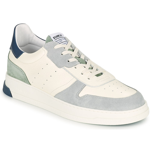 Chaussures Homme Baskets basses Schmoove ORDER SNEAKER Blanc / Gris / Bleu