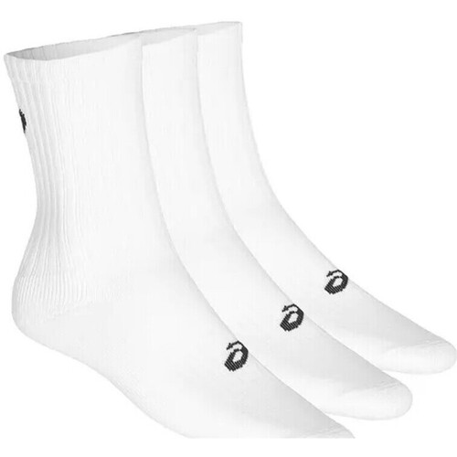 Sous-vêtements Chaussettes Asics LOT DE 3 PAIRES DE CHAUSSETTES  CREW Blanc