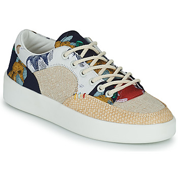 Chaussures Femme Baskets basses Desigual FANCY CRAFTED Beige / Multicolore