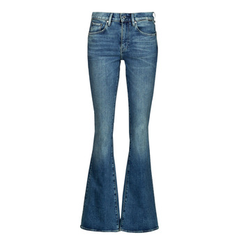 Vêtements Femme Jeans bootcut G-Star Raw 3301 FLARE Bleu