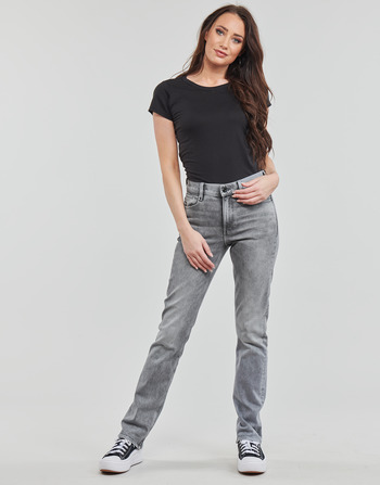 Vêtements Femme Jeans droit G-Star Raw NOXER STRAIGHT Gris