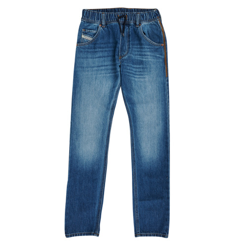 Vêtements Garçon Jeans droit Diesel KROOLEY NE Bleu