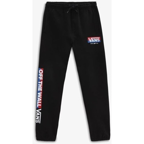 Vêtements Enfant Pantalons Vans VN0A5FMZBLK1 LOGO FLEECE PANT-BLACK BRUSHED Noir