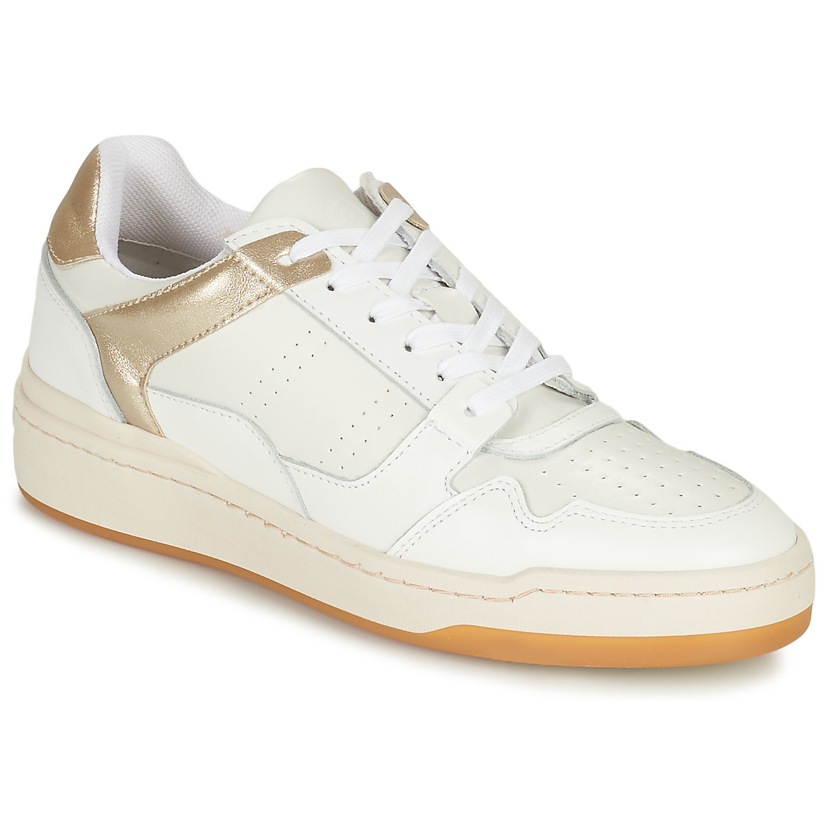 Chaussures Femme Baskets basses Betty London YOANA Blanc / Doré