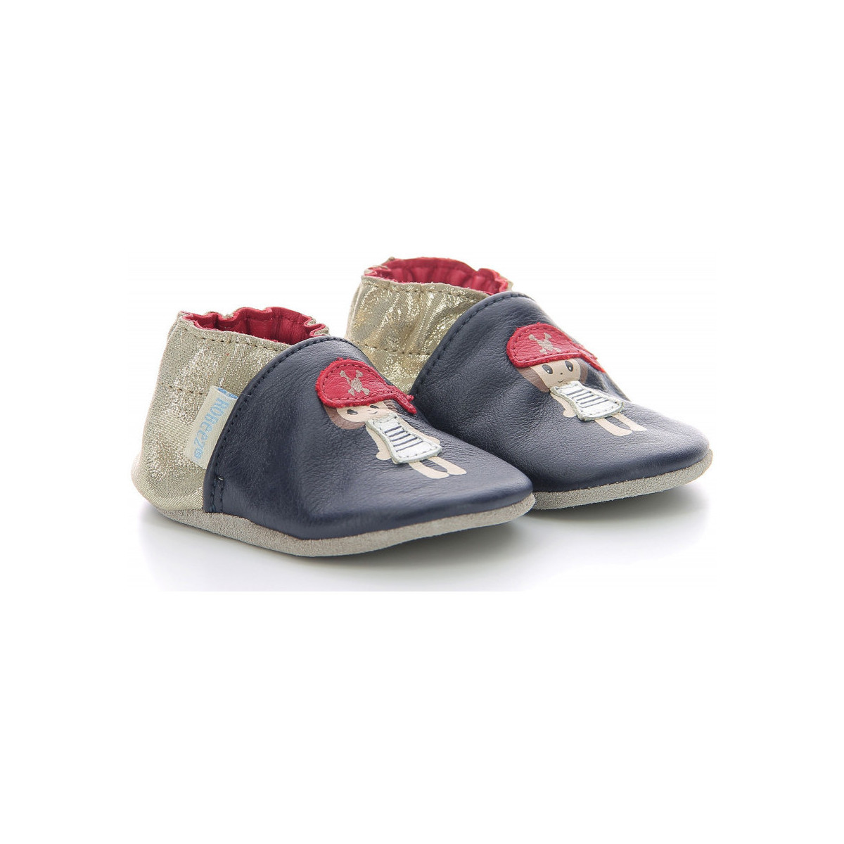 Chaussures Fille Chaussons bébés Robeez Pirate Heart Bleu